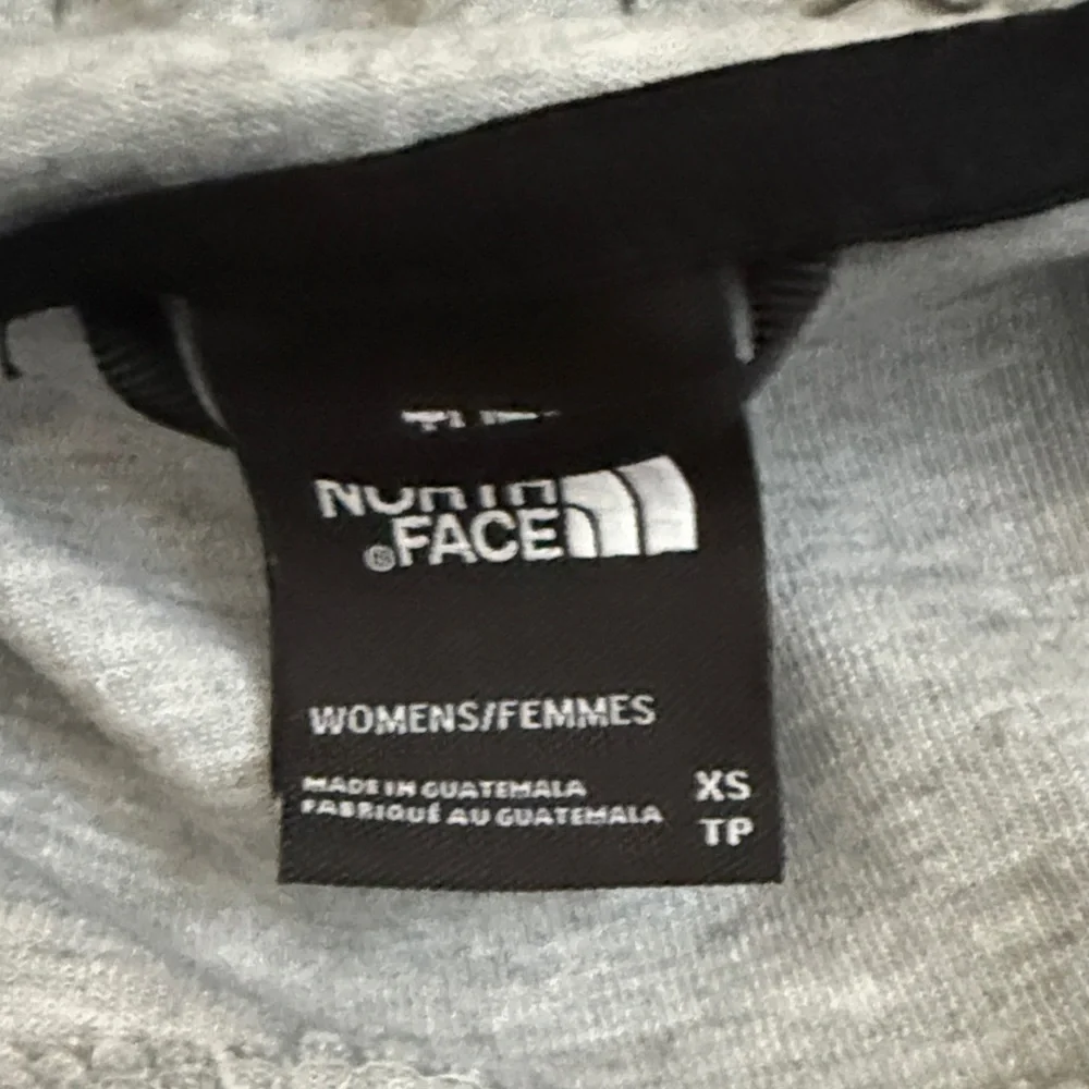 The North Face Light Gray and Black Zip-Up Hoodie - Picture 3 of 7